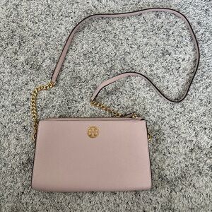 Tory Burch Kira Pebbled Leather Crossbody